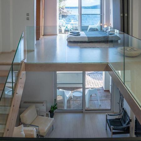 Seaside Maisonette In Itea Exterior photo